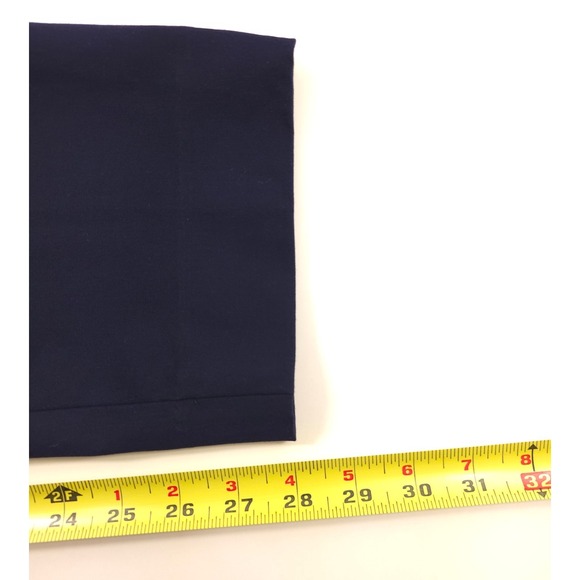 Talbots Women Pants Chatham Ankle 16 Navy Blue Side Zip Stretch Career Slim Leg - Picture 10 of 10